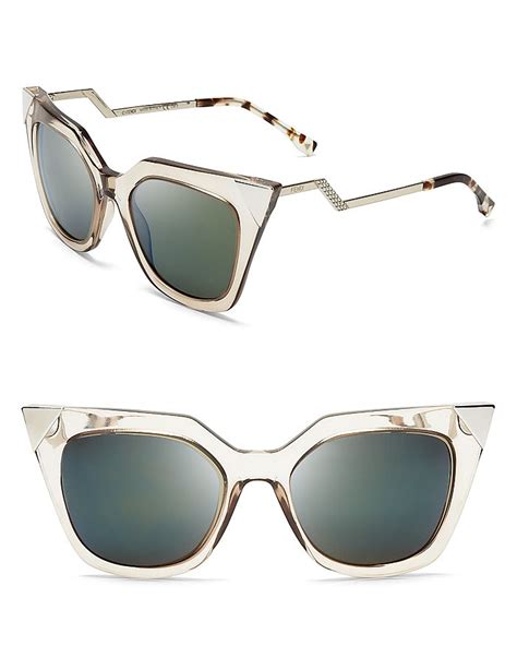 fendi geometric sunglasses|fendi sunglasses women's.